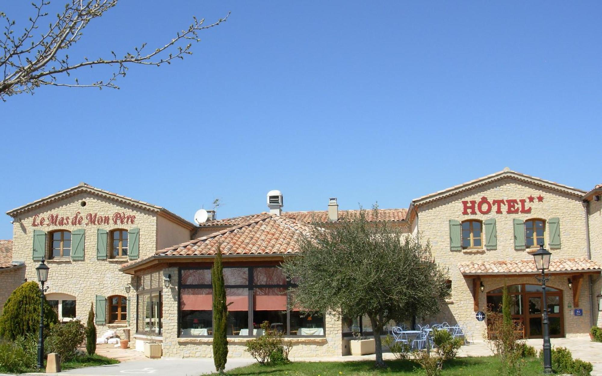 Logis Hotel Restaurant Le Mas De Mon Pere Saint-Jean-le-Centenier Exterior photo